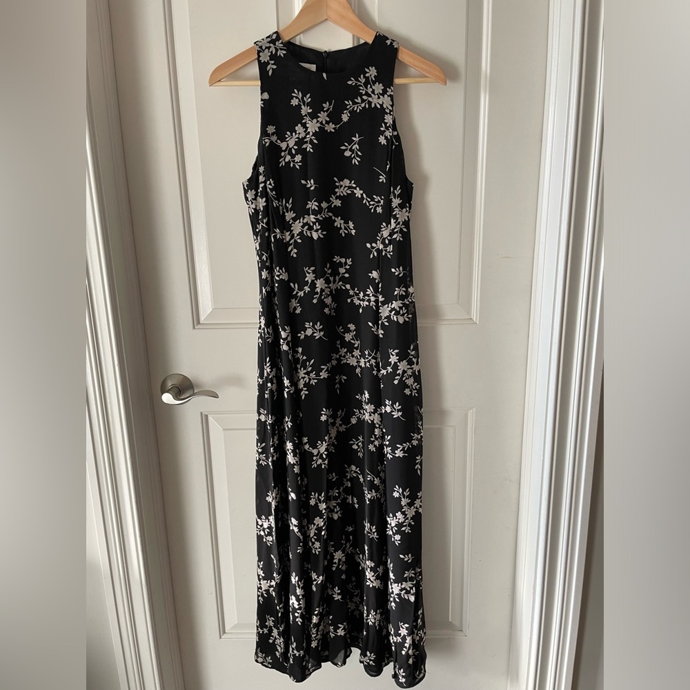 Jones New York Midi floral halter dress